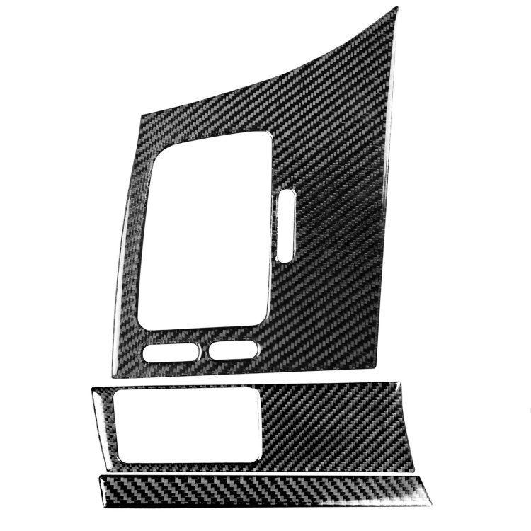 

3 in 1 Car Carbon Fiber Driver Seat Left Side Panel Decorative Sticker for Honda Civic 8th Generation 2006-2011, Left Drive