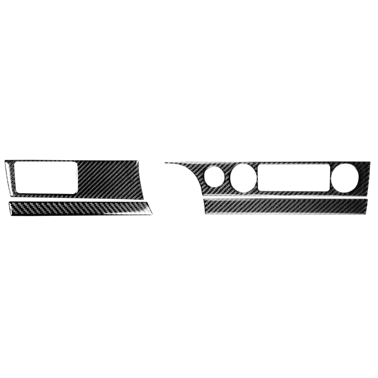 

4 in 1 Car Carbon Fiber Air Conditioning Button + Headlight Switch Panel Decorative Sticker for Honda Civic 8th Generation 2006-2011, Left Drive