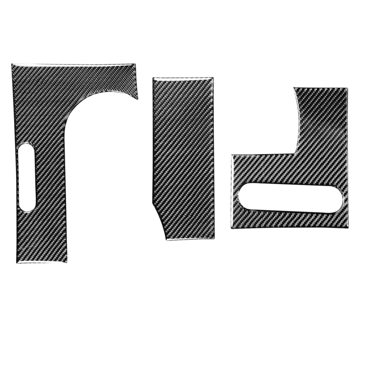 

3 in 1 Car Carbon Fiber Gear Console Decorative Sticker for Jeep Wrangler JK 2007-2010, Left and Right Drive Universal