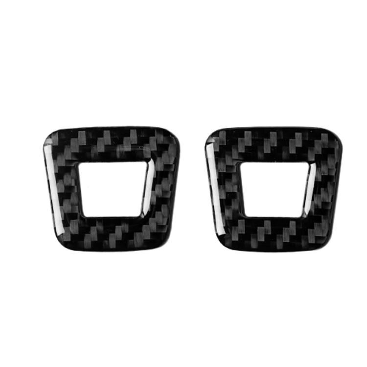 

2 in 1 Car Carbon Fiber Microphone Decorative Sticker for Alfa Romeo Giulia 2017-2019, Left and Right Drive Universal