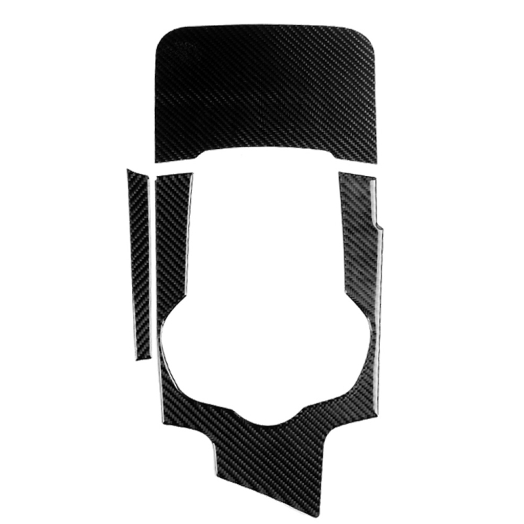 

3 in 1 Car Carbon Fiber Gear Frame Panel Decorative Sticker for Alfa Romeo Giulia 2017-2019, Right Drive