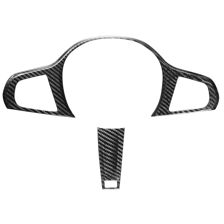 

Car Carbon Fiber Steering Wheel Decorative Sticker without ACC for BMW 3 Series G20/G28/325Li/330d/335 2019-2020, Left and Right Drive Universal