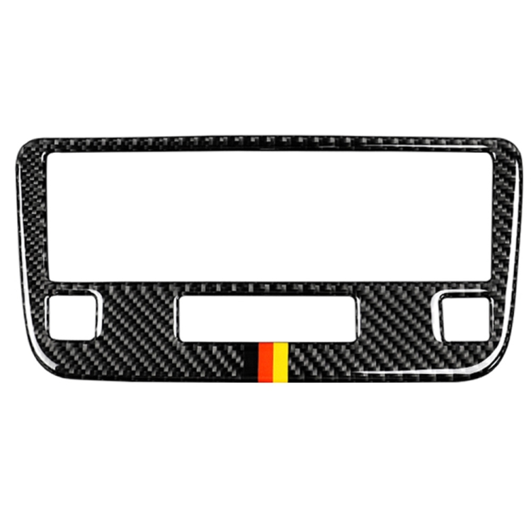 

Car Carbon Fiber German Color CD Panel Decorative Sticker for Mercedes-Benz Traje Para GLK X204 300, 260, 350, 250, 220, 2013-2015, Left and Right Drive Universal