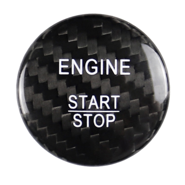 

Car Carbon Fiber Solid Color One-click Start Button Decorative Sticker for Mercedes-Benz Left and Right Drive Universal