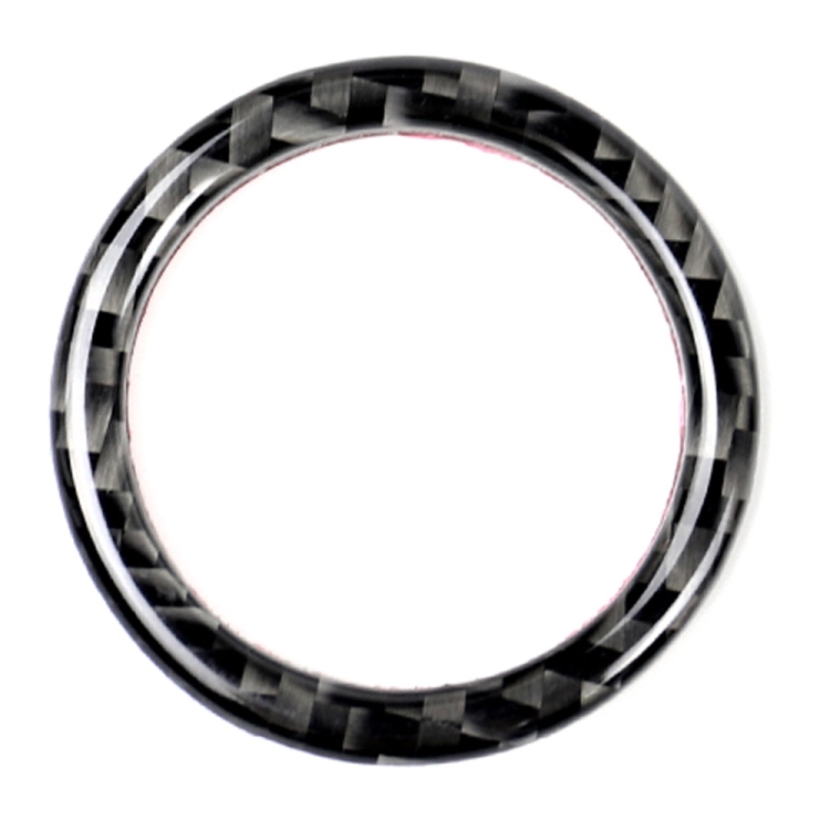 

Car Carbon Fiber Solid Color One-click Start Ring Decorative Sticker for Mercedes-Benz Left and Right Drive Universal