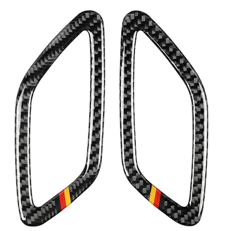 

Car Carbon Fiber German Color Dashboard Air Outlet Decorative Sticker for Mercedes-Benz A Class 2013-2018/CLA 2014-2018/GLA 2015-2018, Left and Right Drive Universal