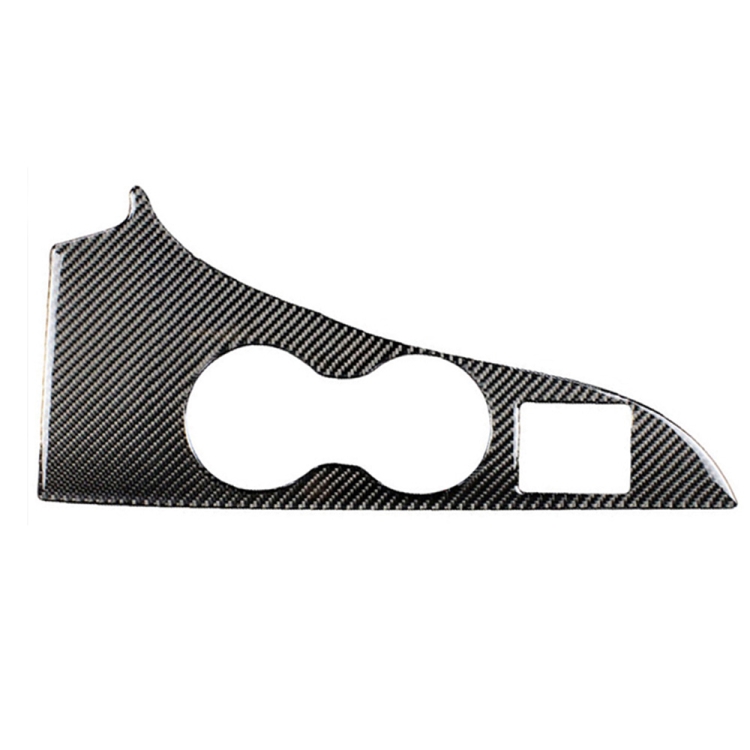 

Car Carbon Fiber Water Cup Holder Panel Decorative Sticker for Lexus RX300 / 270 / 200T / 450h 2016-2019, Left Drive