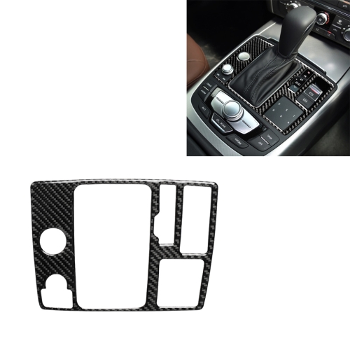 

Car Carbon Fiber One-button Start Panel Decorative Sticker for Audi A6 S6 C7 A7 S7 4G8 2012-2018, Right Drive
