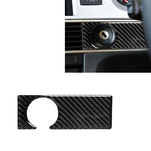 

Car Carbon Fiber Solid Color Keyhole Decorative Sticker for Audi A6 2005-2011, Right Drive