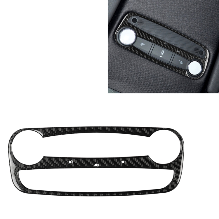 

Car Carbon Fiber Reading Light Decorative Sticker for Audi TT 8n 8J MK123 TTRS 2008-2014, Left and Right Drive Universal