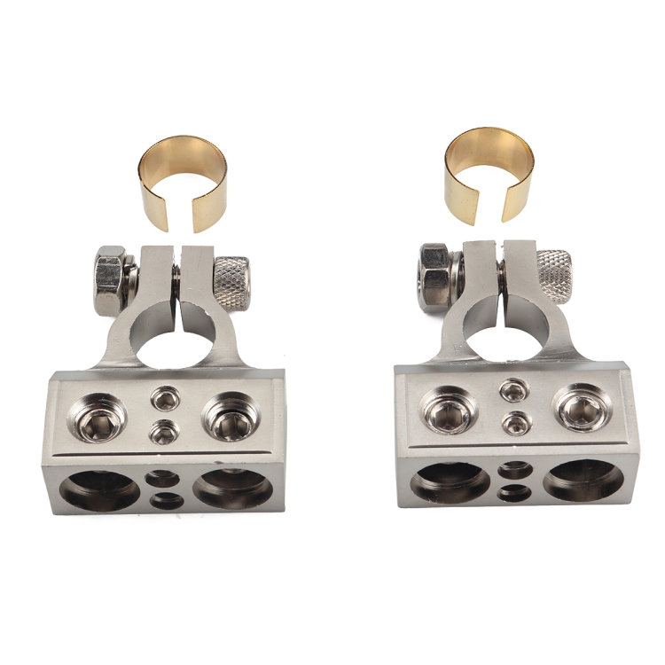

2 PCS Positive and Negative Car Metal Battery Connectors Terminals Clamps Clips with Kits