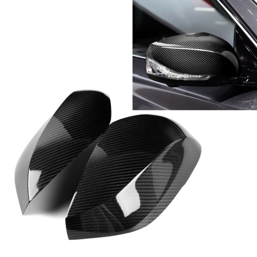 

2 PCS Car Carbon Fiber Rearview Mirror Shells for Infiniti Q50 2014-2019 / Q60 2016-2019 / Q70 2014-2019 / X30 2016-2019, Left and Right Drive Universal