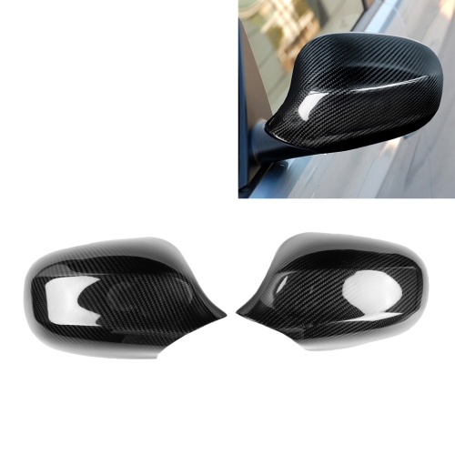 

2 PCS Car Carbon Fiber Rearview Mirror Shells for BMW E90 E91 2009-2012, Left and Right Drive Universal