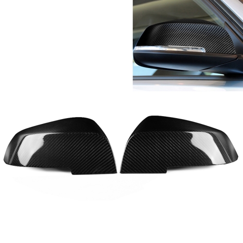 

2 PCS Car Carbon Fiber Rearview Mirror Shells for BMW F20 F30 1 / 2 / 3 / 4 Series, Left and Right Drive Universal
