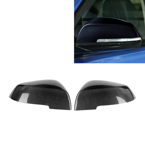 

2 PCS Car Carbon Fiber Rearview Mirror Shells for BMW E84 F20 F22 F30 F32 F33, Left and Right Drive Universal