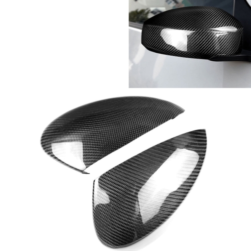 

2 PCS Car Carbon Fiber Rearview Mirror Shells for 2003-2006 Nissan 350Z Z33, Left and Right Drive Universal