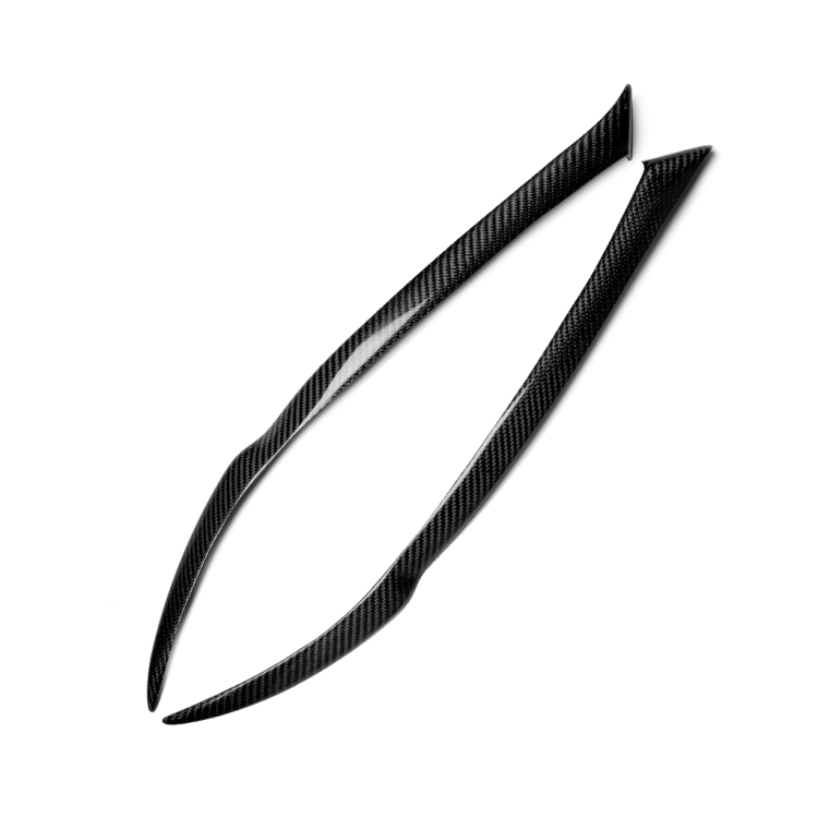

2 PCS Carbon Fiber Car Lamp Eyebrow Decorative Sticker for 2006-2008 Honda Stream