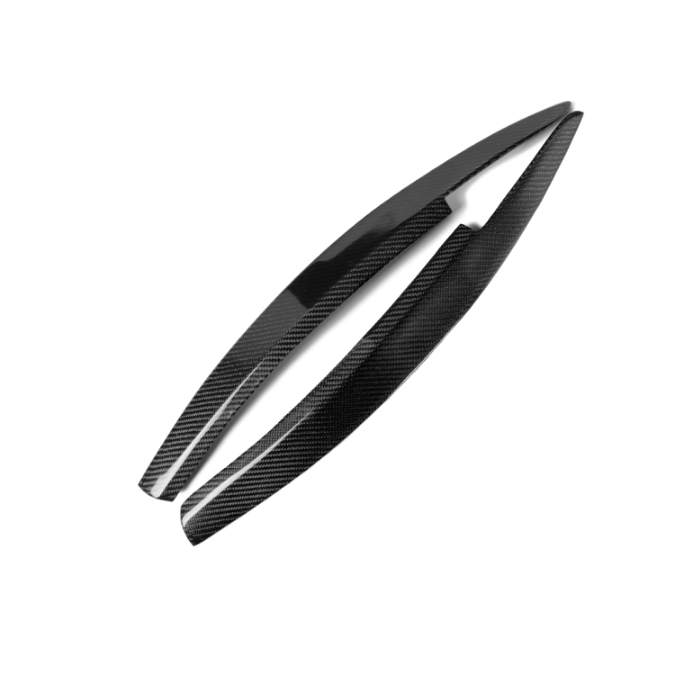 

2 PCS Carbon Fiber Car Lamp Eyebrow Decorative Sticker for 2008-2017 Volkswagen Scirocco