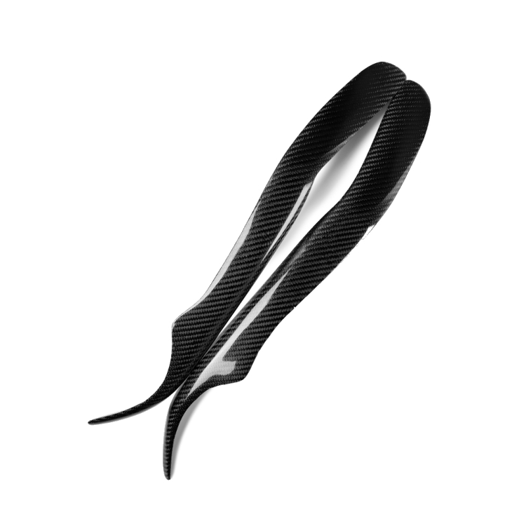 

2 PCS Carbon Fiber Car Lamp Eyebrow Decorative Sticker for 1998-2005 Lexus IS200