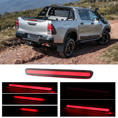 

DC10-14V 36LEDs SMD-2835 Car Long High Position Brake Light for Toyota Hilux Revo 2018-2020(Black)