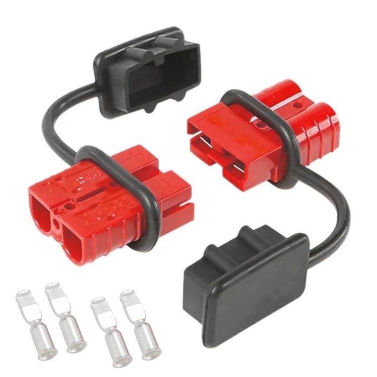

50Amp Battery Quick Connerctor Plug + Dust Cover for Car Caravan