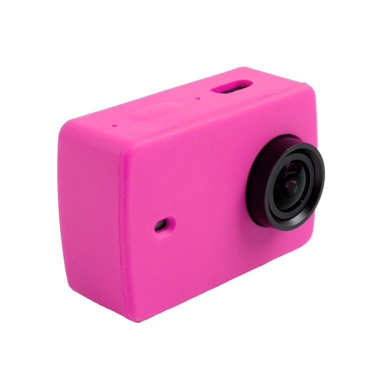 

For Xiaomi Xiaoyi Yi II Sport Action Camera Silicone Housing Protective Case Cover Shell(Magenta)