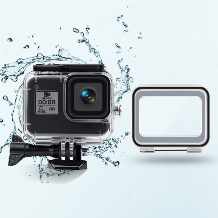 

45m Waterproof Case + Touch Back Cover for GoPro HERO8 Black