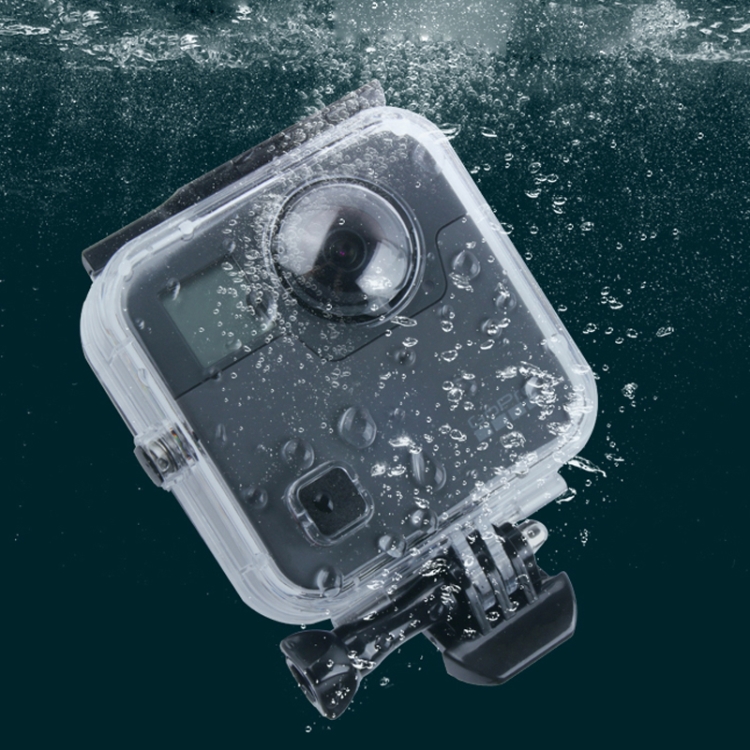 

40m Waterproof Housing Protective Case for GoPro Fusion, with Buckle Basic Mount & Screw & Wrench