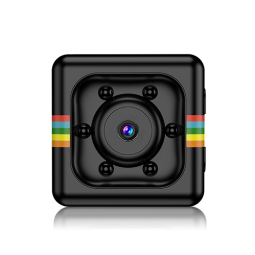 

SQ11 Mini DV HD 1080P 2MP Sport Recorder Camera with Holder, Support Monitor Detection & IR Night Vision & TF Card(Black)