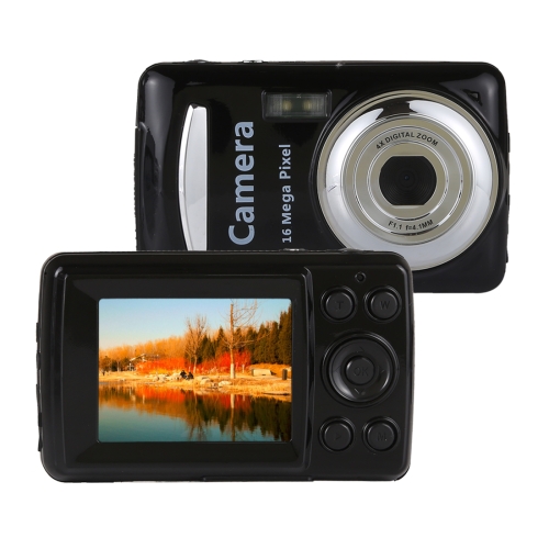 

1280x720P HD 4X Digital Zoom 16.0 MP Digital Video Camera Recorder with 2.4 inch TFT Screen(Black)
