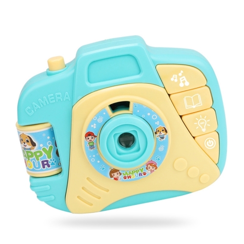 

Children Cartoon Projector Simulated Camera Educational Toys (Blue)