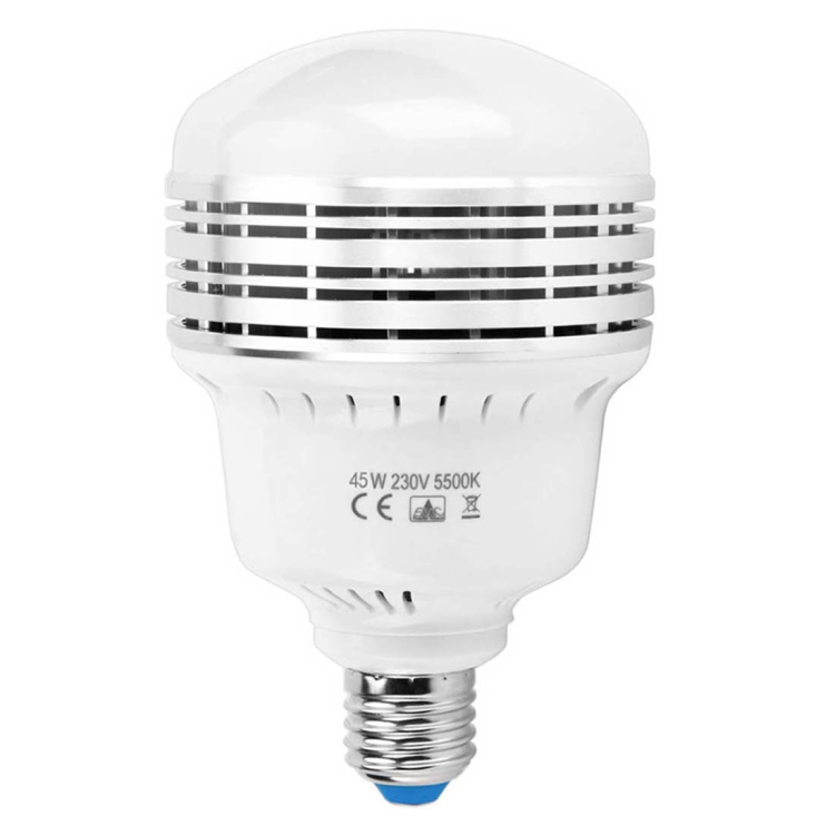 

MANTOO PGL45 45W 230V 5500K 5460LM LED Light Bulb for Photography Lighting