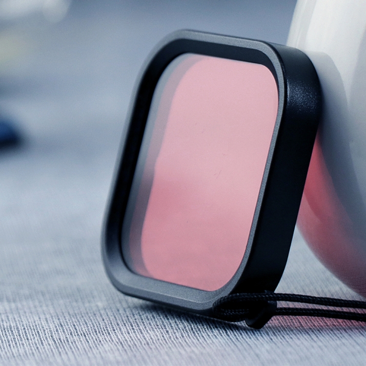 

Square Housing Diving Color Lens Filter for GoPro HERO8 Black(Pink)