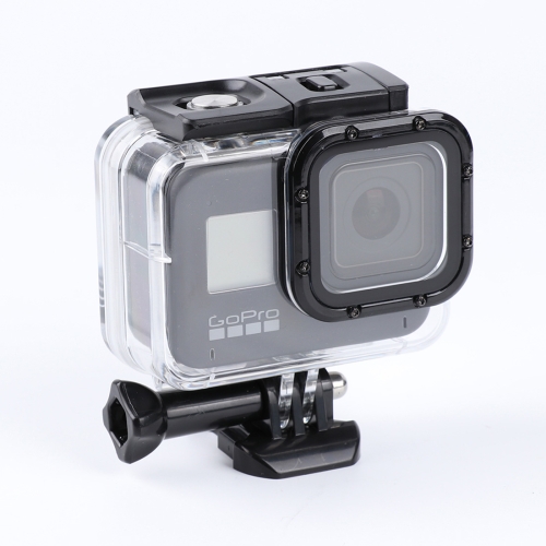 Sunsky For Gopro Hero8 Black 45m Waterproof Housing Protective Case With Buckle Basic Mount Screw Transparent