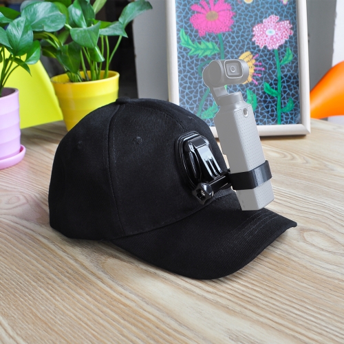 

STARTRC Baseball Hat with J-Hook Buckle Mount & Screw for Xiaomi FIMI Palm 4K Gimbal Camera (Black)