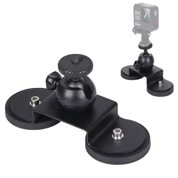 

Car Suction Cup Mount Bracket for GoPro HERO9 Black / HERO8 Black /7 /6 /5 /5 Session /4 Session /4 /3+ /3 /2 /1, Xiaoyi and Other Action Cameras,, Size: M(Black)
