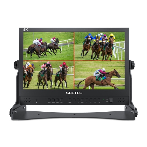 

SEETEC ATEM156 1920x1080 15.6 inch IPS Screen HDMI 4K HD Live Broadcast Camera Field Monitor, Support Four Screen Split