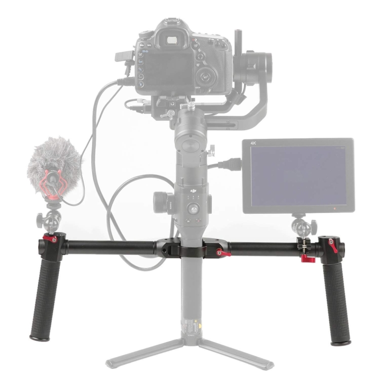 Dual Handheld Grip Aluminum Alloy Stabilizer for DJI Ronin-S Durable