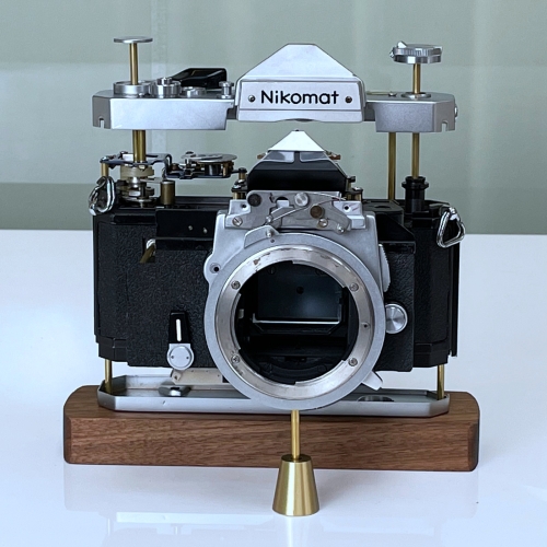 

Non-Working Fake Dummy Camera Model Room Props Display Photo Studio Camera Model for Nikon (Coffee)