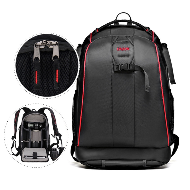 

CADeN K7 Anti-theft Shoulders SLR Camera Photography Backpack (Black)