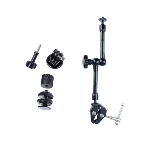 

11 inch Adjustable Friction Articulating Magic Arm + Large Claws Clips