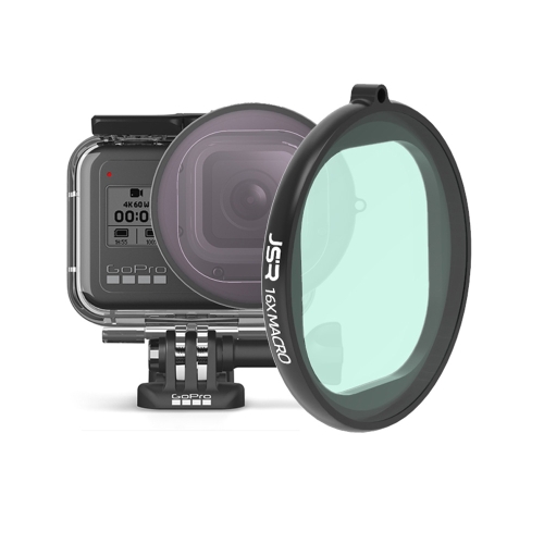 

JSR Round Housing 16X Macro Lens Filter for GoPro HERO8 Black