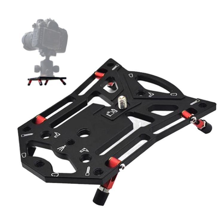 

Changeable Multifunctional Holder Tripod Head Quick Release Plate Mount for Digital Camera