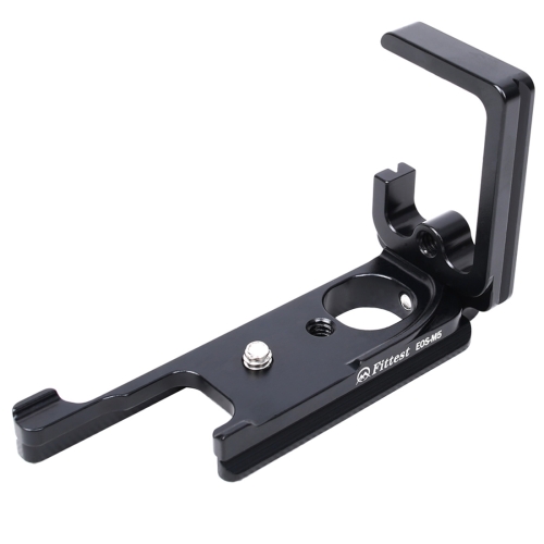 

FITTEST LB-EOS-M5 Vertical Shoot Quick Release L Plate Bracket Base Holder for Canon EOS M5 Camera Metal Ballhead(Black)