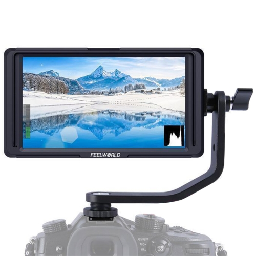 

FEELWORLD F5 4K 1920 x 1080 5 inch Camera Field Monitor, Support HDMI