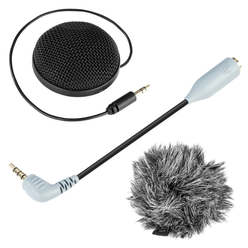 

BOYA BY-MM2 Omnidirectional Stereo Condenser Microphone with Windshield for Smartphones, DSLR Cameras and Video Cameras