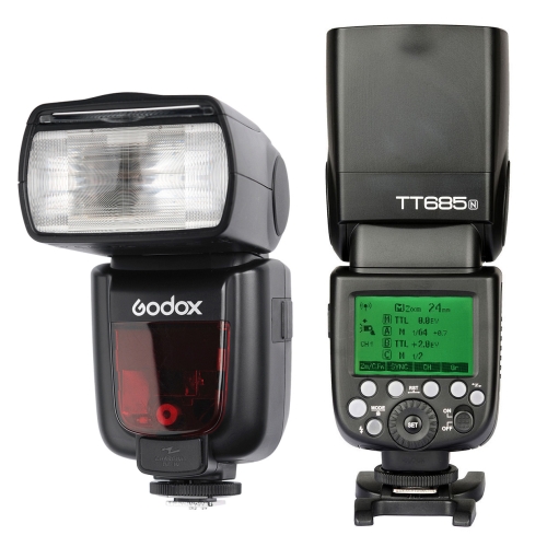 

Godox TT685N 2.4GHz Wireless 1/8000s High-Speed Sync TTL Flash Speedlite for Nikon Camera (Black)