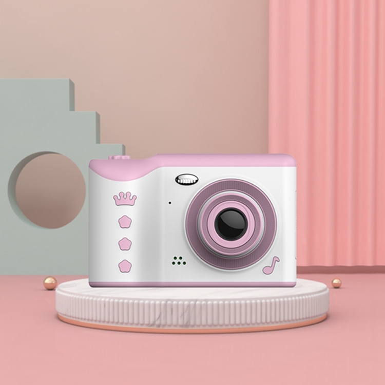 

1910 2.8 inch 1800W Pixels Dual Lens Touch Screen Digital Camera for Children, Support 32GB TF Card (Pink)