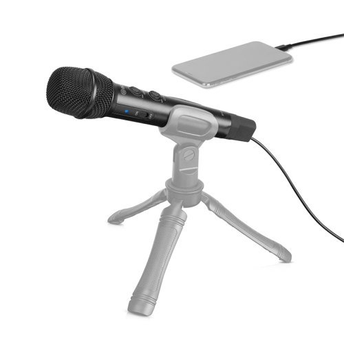 

Yanmai SF-950 120 Degree Rotation Head 3.5mm Jack Studio Stereo Recording Microphone, Cable Length: 1.3m, BOYA BY-HM2 Professional Handheld Condenser Microphone 3.5mm Headphone Port with 8 Pin / Type-C / USB Interface 1.2m Extension Cable & Holder