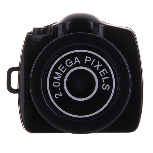 Y2000 HD Outdoor Sports Ultra-Mini DV Pocket Digital Video Recorder Camera Camcorder, Support Max 32GB Micro SD / TF Card(Black)